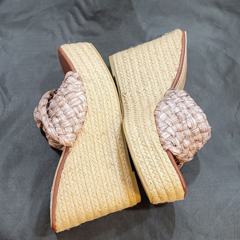 BRAND NEW OLIVIA MILLER IRMA OPEN TOE WEDGE HEEL SANDAL - Picture 10 of 16